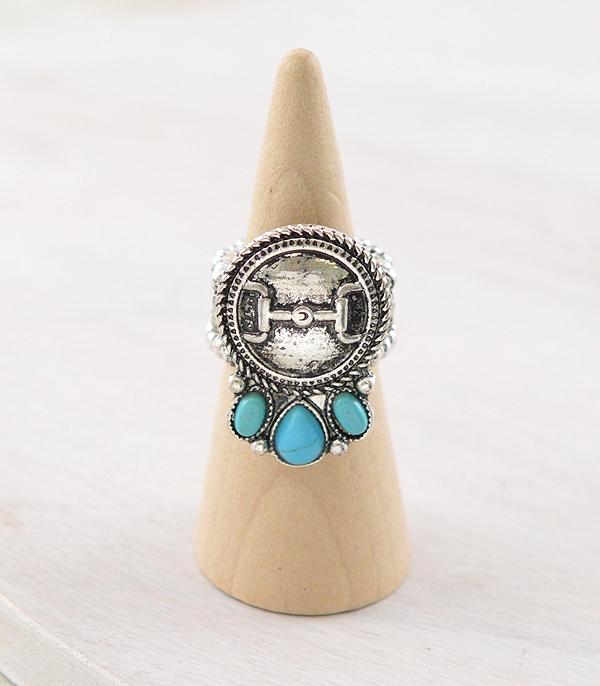 New Arrival :: Wholesale Western Horsebit Concho Ring