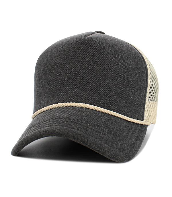 New Arrival :: Wholesale Premium Pigment Washed Trucker Hat