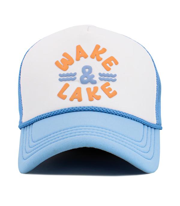 New Arrival :: Wholesale Wake and Lake Trucker Mesh Ballcap
