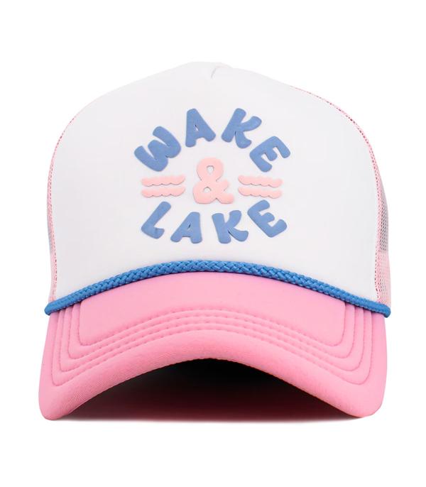 New Arrival :: Wholesale Wake and Lake Trucker Mesh Ballcap