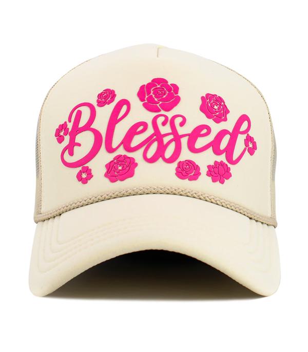 New Arrival :: Wholesale Blessed Foam Trucker Mesh Ballcap