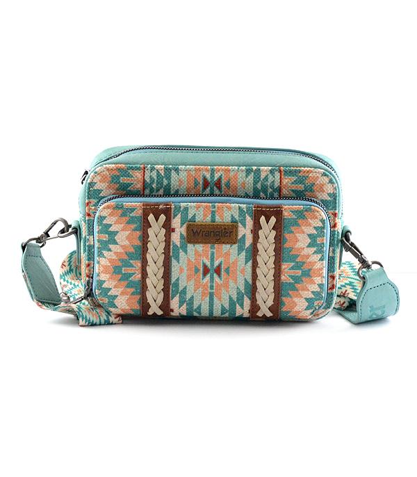 MONTANAWEST BAGS :: CROSSBODY BAGS :: Wholesale Wrangler Southwestern Crossbody Wallet