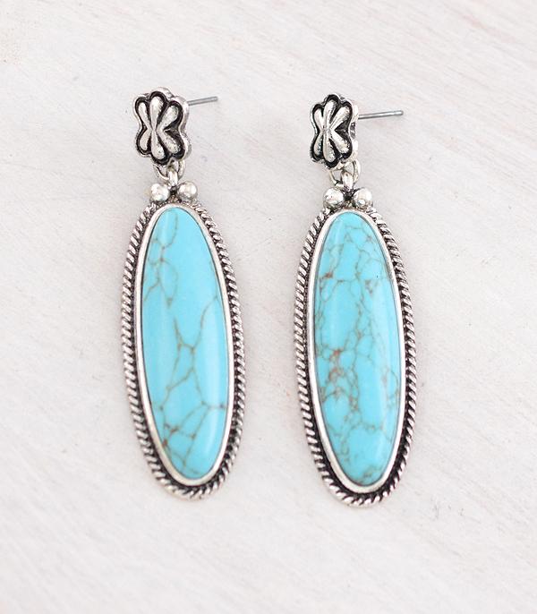 New Arrival :: Wholesale Tipi Brand Western Turquoise Earrings