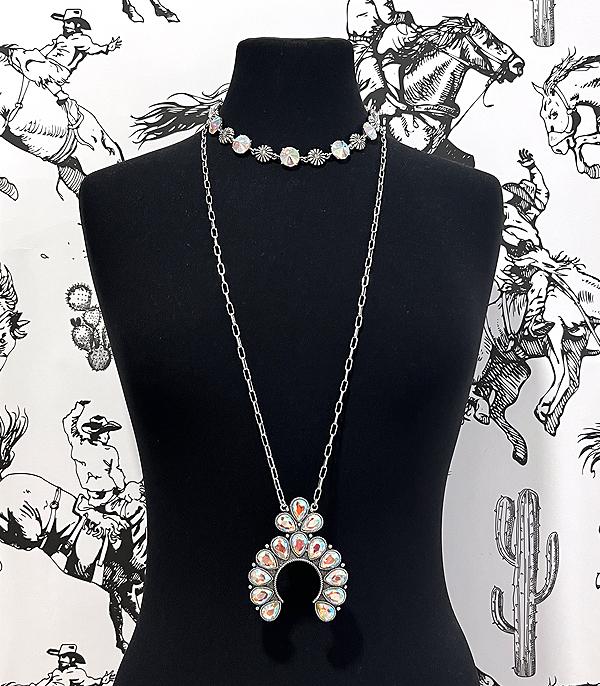 New Arrival :: Wholesale Tipi Brand Glass Stone Layered Necklace