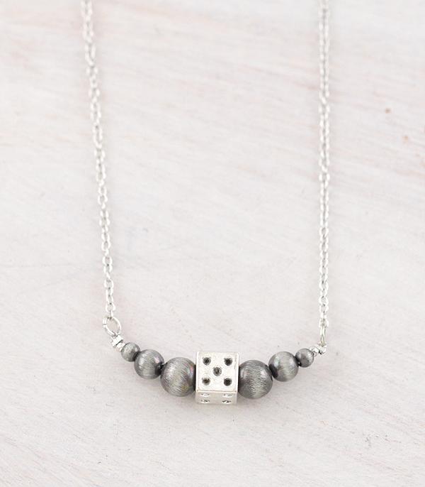 NECKLACES :: WESTERN TREND :: Wholesale Western Navajo Pearl Dice Necklace