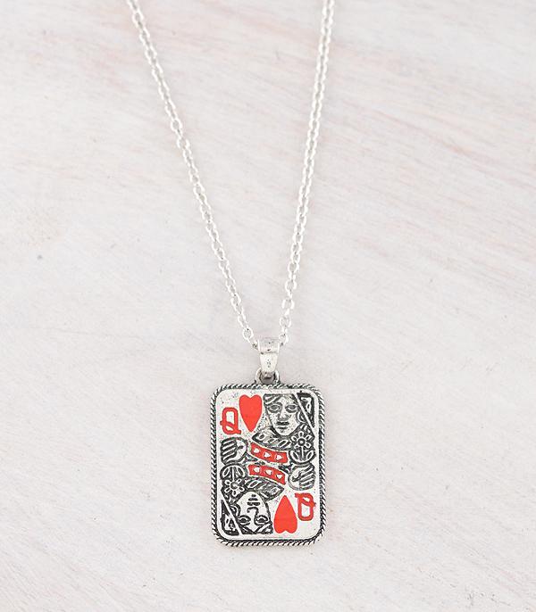 New Arrival :: Wholesale Queen of Hearts Pendant Necklace
