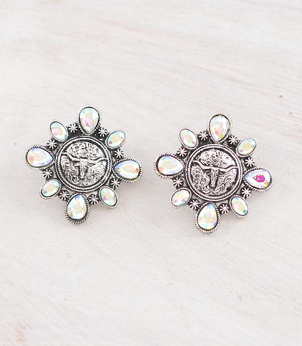 New Arrival :: Wholesale Western Cow Cocho Earrings