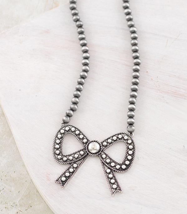 New Arrival :: Wholesale Western Navajo Pearl Bow Necklace