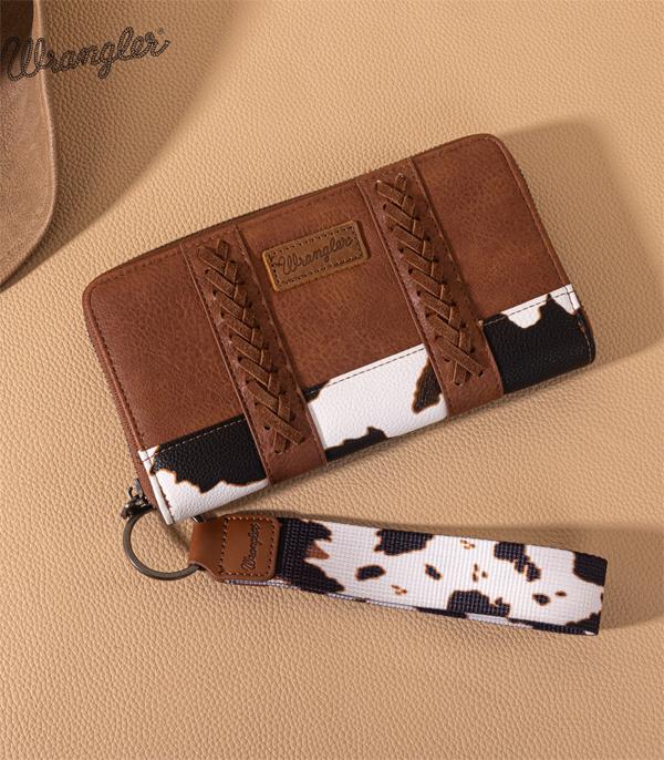 New Arrival :: Wholesale Wrangler Cow Print Wallet