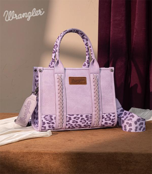 MONTANAWEST BAGS :: WESTERN PURSES :: Wholesale Wrangler Leopard Print Tote Crossbody 