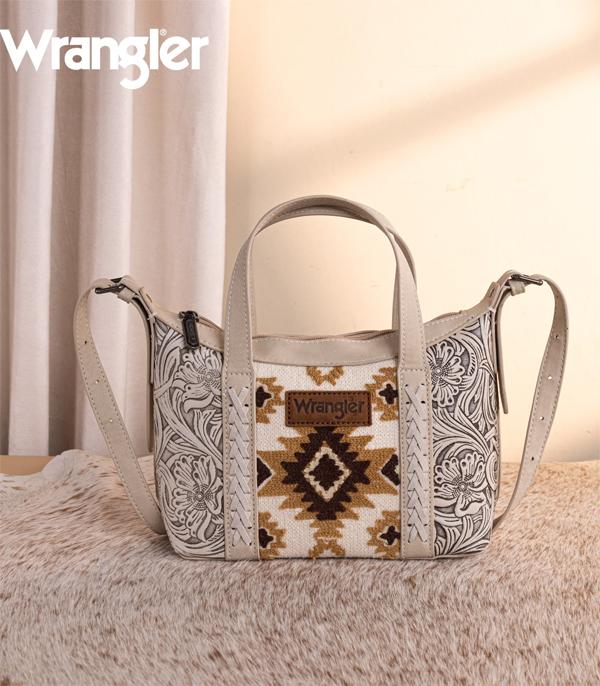New Arrival :: Wholesale Wrangler Tooled Aztec Crossbody Bag