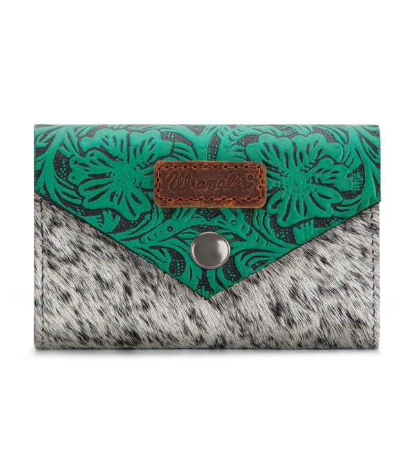 New Arrival :: Wholesale Wrangler Cowhide Tooled Card Holder
