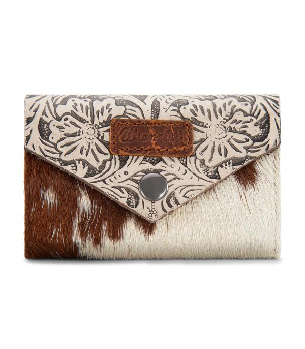 New Arrival :: Wholesale Wrangler Tooled Cowhide Card Holder