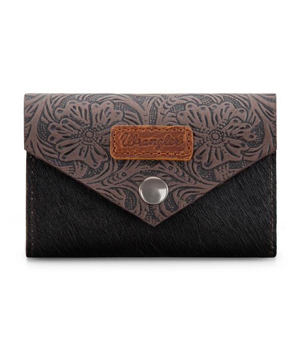 New Arrival :: Wholesale Wrangler Tooled Cowhide Card Holder