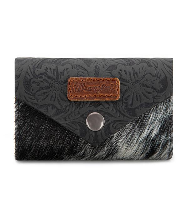 New Arrival :: Wholesale Wrangler Tooled Cowhide Card Holder