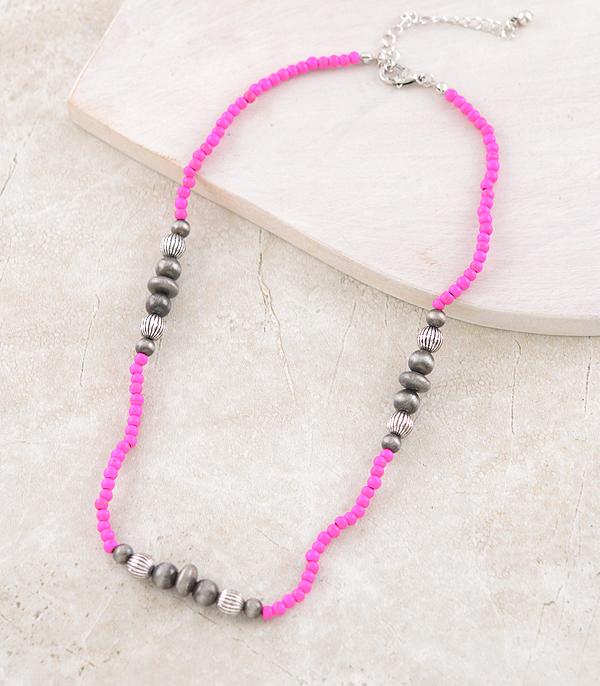 New Arrival :: Wholesale Western Navajo Pearl Bead Necklace