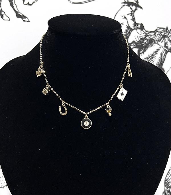 New Arrival :: Wholesale Western Trending Charm Necklace