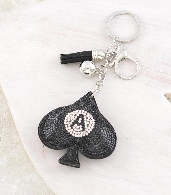 New Arrival :: Wholesale Trending Ace of Spade Keychain