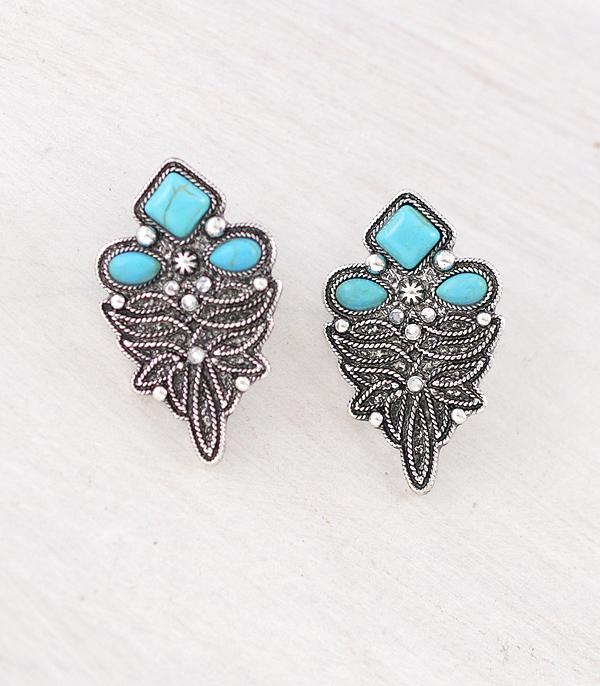 New Arrival :: Wholesale Western Boot Stitch Earrings