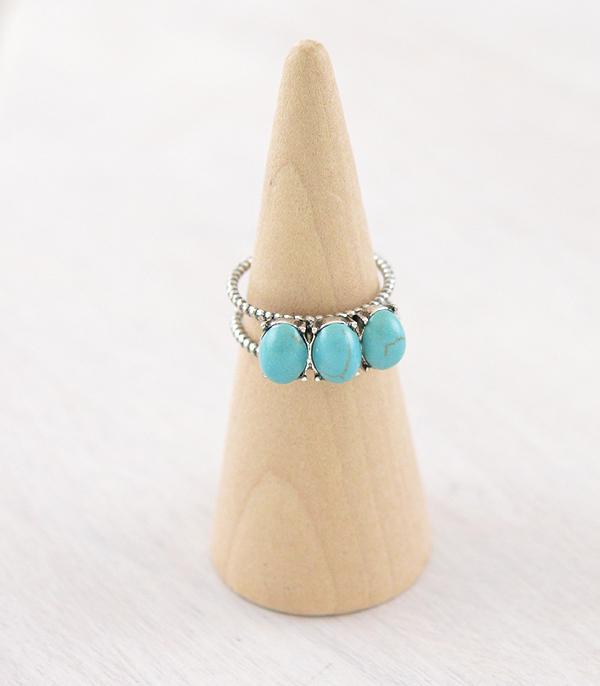 New Arrival :: Wholesale Western Turquoise Cuff Ring