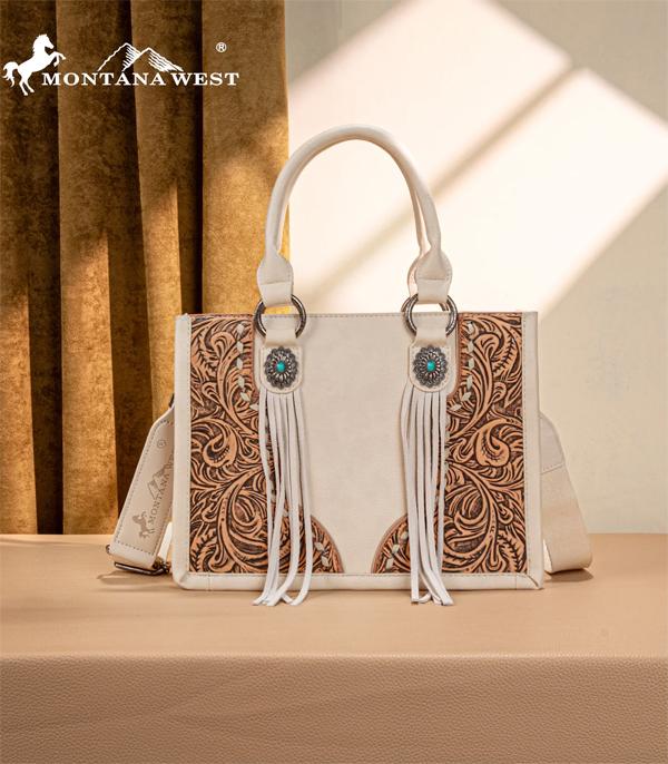 New Arrival :: Wholesale Montana West Tooled Tote Crossbody Bag