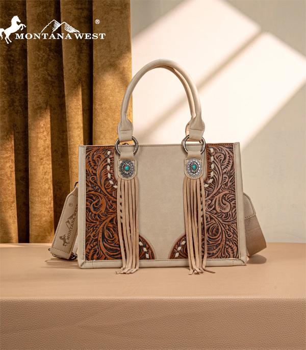 New Arrival :: Wholesale Montana West Tooled Tote Crossbody Bag