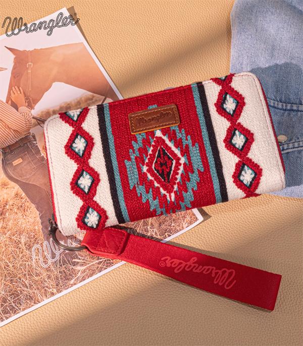New Arrival :: Wholesale Wrangler Southwestern Knitted Wallet 