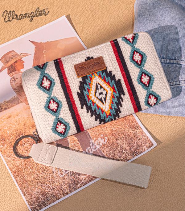 New Arrival :: Wholesale Wrangler Southwestern Knitted Wallet 