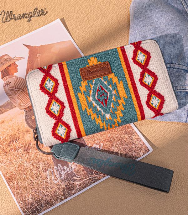 New Arrival :: Wholesale Wrangler Southwestern Knitted Wallet 