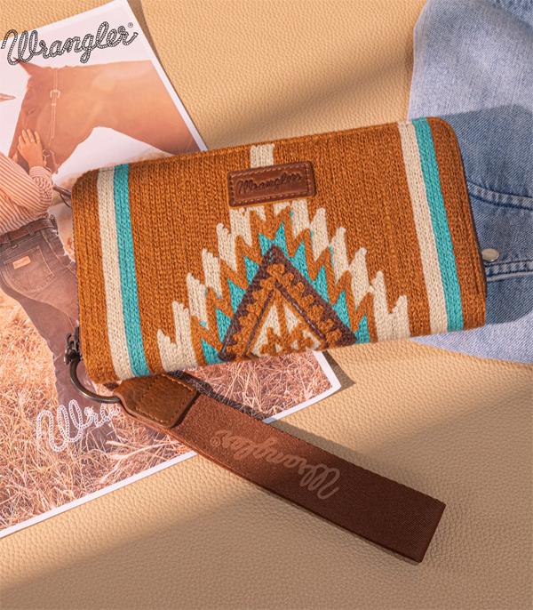New Arrival :: Wholesale Wrangler Southwestern Knitted Wallet 