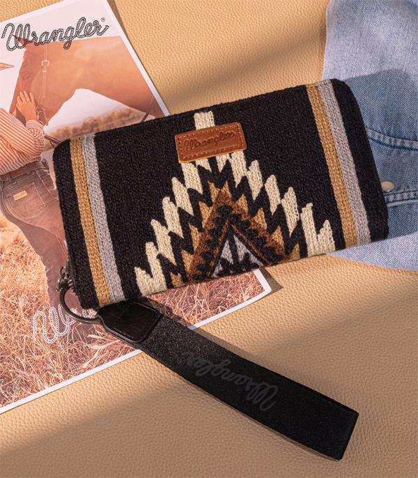 New Arrival :: Wholesale Wrangler Southwestern Knitted Wallet 