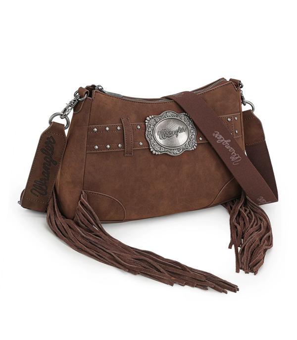MONTANAWEST BAGS :: WESTERN PURSES :: Wholesale Wrangler Fringe Buckle Hobo Crossbody