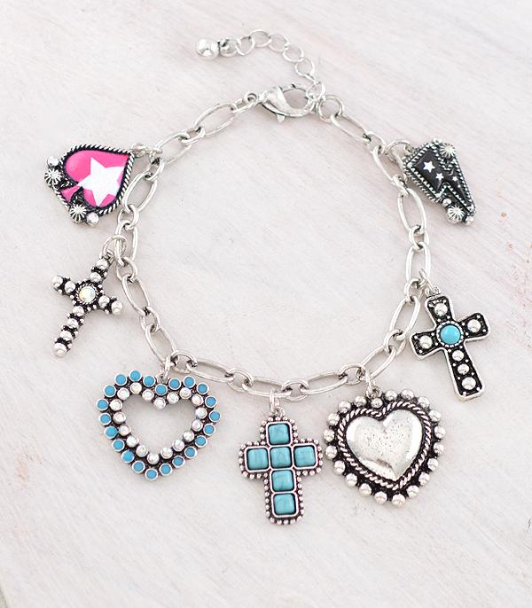 BRACELETS :: LINK :: Wholesale Western Charm Bracelet