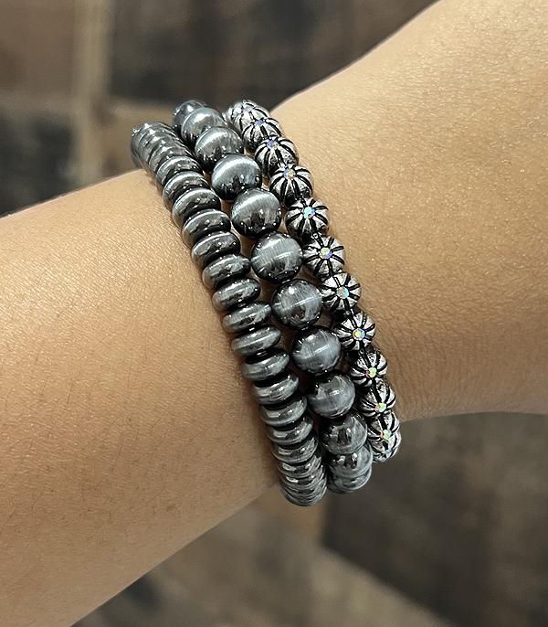 New Arrival :: Wholesale Western Navajo Pearl Bracelet Set
