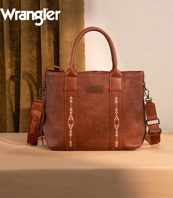 New Arrival :: Wholesale Wrangler Aztec Expandable Tote Crossbody