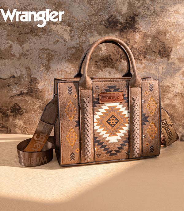 New Arrival :: Wholesale Wrangler Aztec Print Tote Crossbody