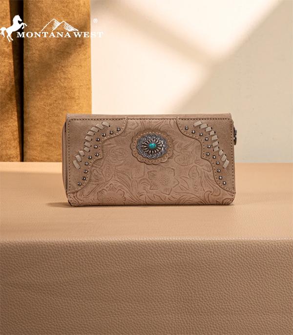 New Arrival :: Wholesale Montana West Embossed Concho Wallet