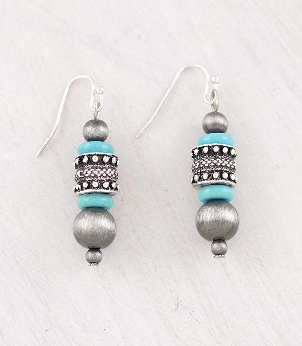 New Arrival :: Wholesale Western Navajo Pearl Bead Earrings