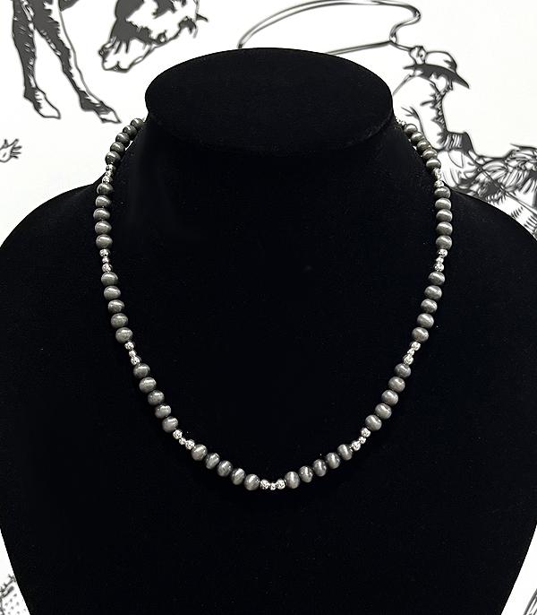 New Arrival :: Wholesale Western Navajo Pearl Bead Necklace