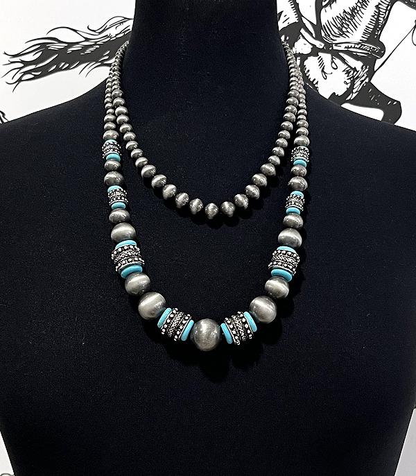 WHAT'S NEW :: Wholesale Western Navajo Pearl Layered Necklace