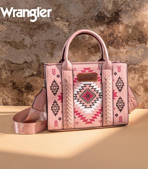New Arrival :: Wholesale Wrangler Aztec Tote Crossbody Bag