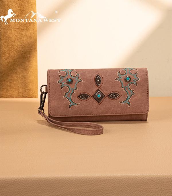 New Arrival :: Wholesale Montana West Boot Scroll Wallet