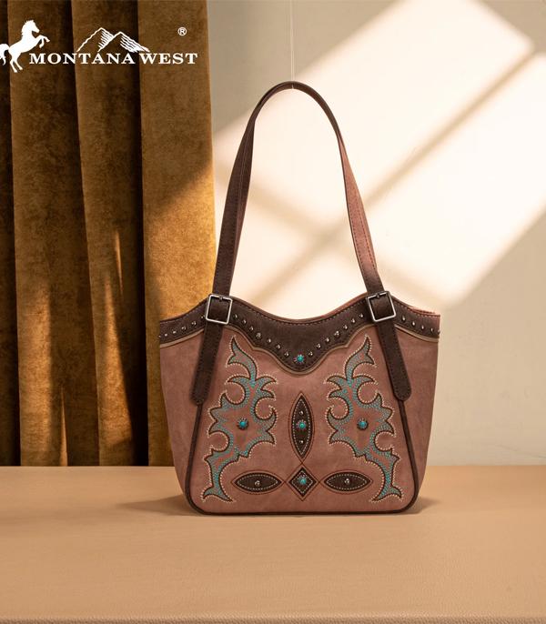 New Arrival :: Wholesale Montana West Boot Scroll Tote