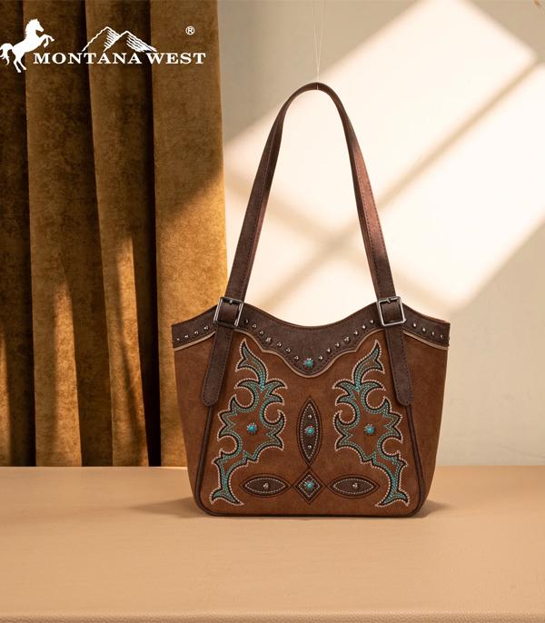 New Arrival :: Wholesale Montana West Boot Scroll Tote