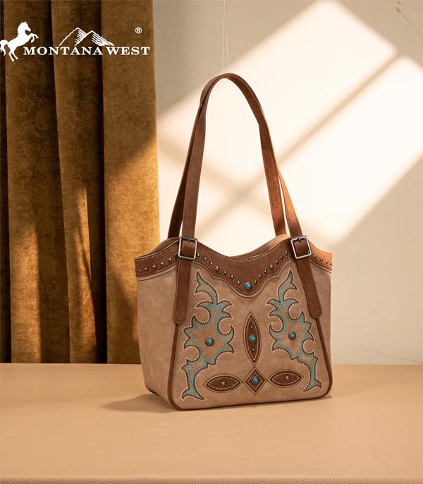 New Arrival :: Wholesale Montana West Boot Scroll Tote
