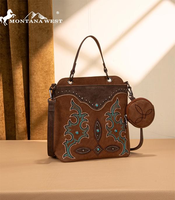 New Arrival :: Wholesale Montana West Boot Scroll Crossbody Bag