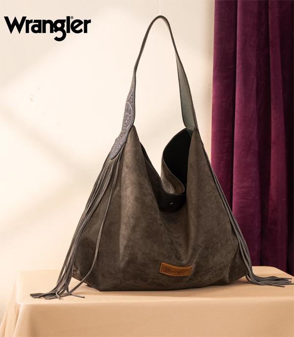 New Arrival :: Wholesale Wrangler Floral Tooled Hobo Bag