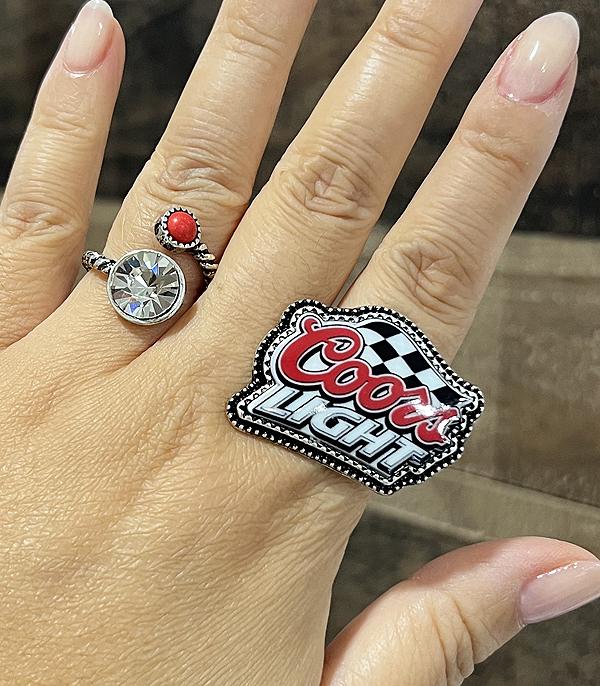 New Arrival :: Wholesale Western Checkered Beer Ring
