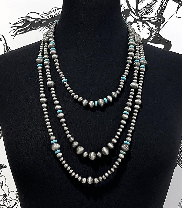 WHAT'S NEW :: Wholesale Western Navajo Pearl Layered Necklace