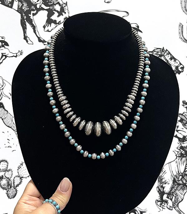 WHAT'S NEW :: Wholesale Western Navajo Pearl Layered Necklace